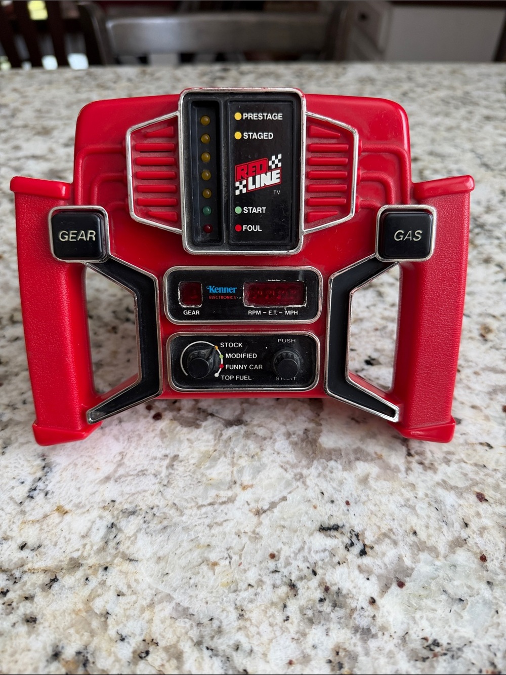 Kenner Red Line Electronic Dragster Controller - Red